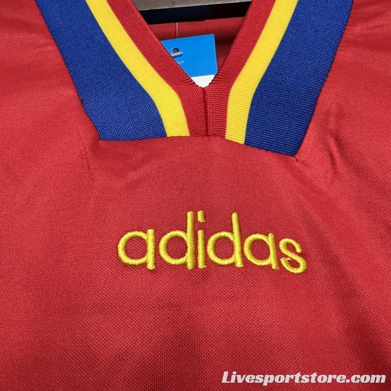 Retro 1994 Romania Away Red Jersey