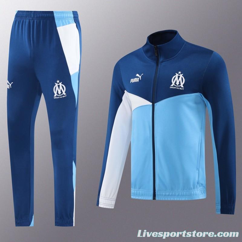 24/25 Olympique Marseille Full Zipper Jacket +Long Pants