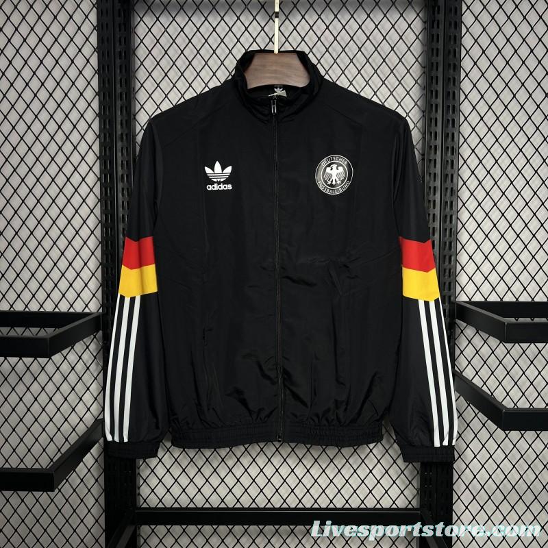 2024 Germany Black Windbreaker