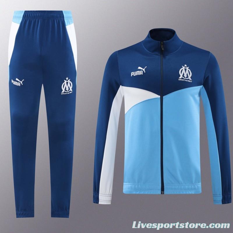 24/25 Olympique Marseille Full Zipper Jacket +Long Pants