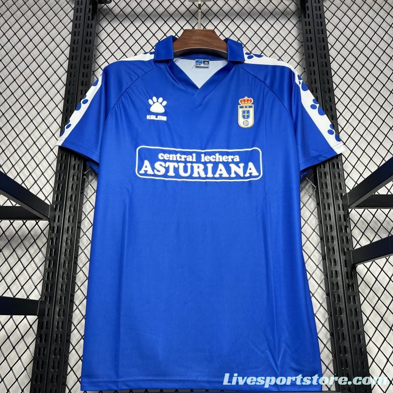 Retro 90/91 Real Oviedo Home Jersey