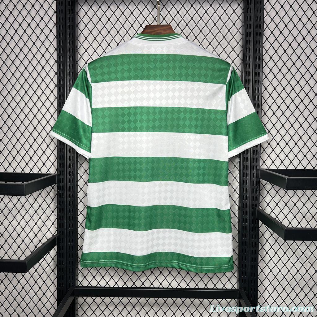 Retro 87/88 Celtic Home Jersey