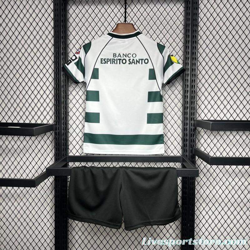 Retro 01/03 Kids Sporting CP Home Jersey