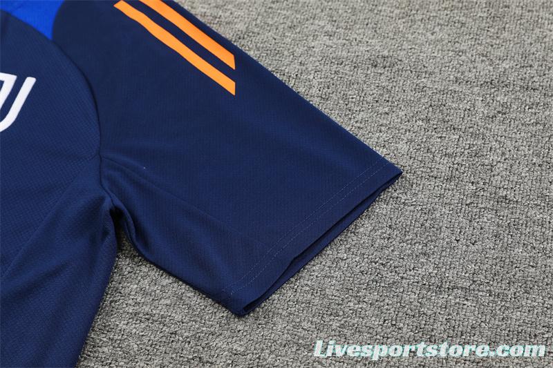 24/25 Juventus Navy Short Sleeve Jersey+Shorts