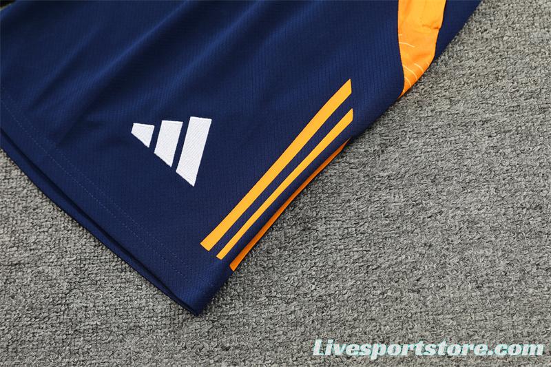 24/25 Juventus Navy Short Sleeve Jersey+Shorts