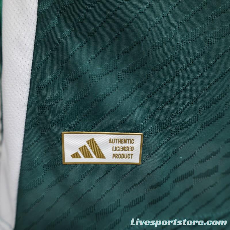 Player Version 2024 Italy Pre-Match Green Jersey