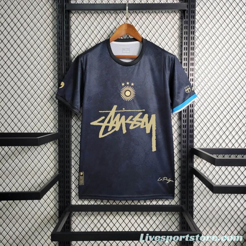 2024 Argentina x Stussy Black Special Jersey