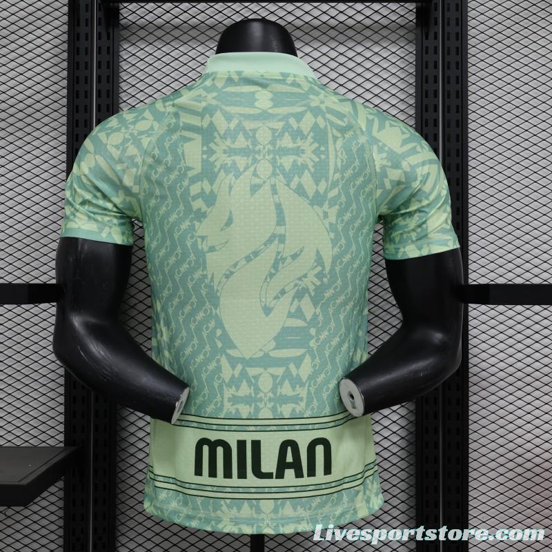 Player Version 24/25 AC Milan Green Special Jersey