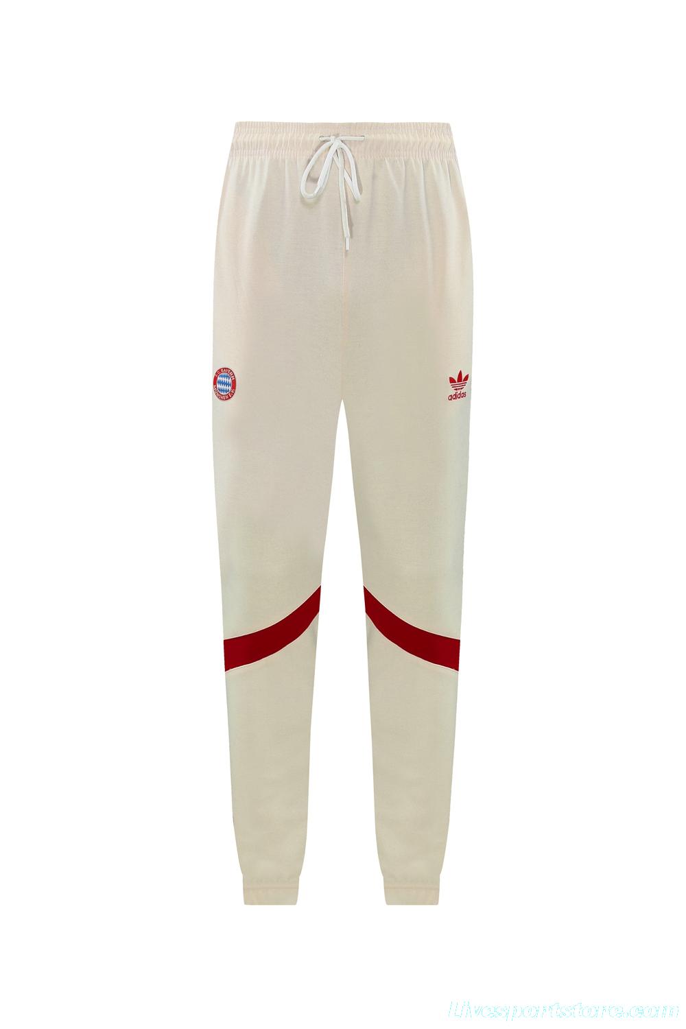 24/25 Bayern Munich Beige Hoodie Jacket +Long Pants