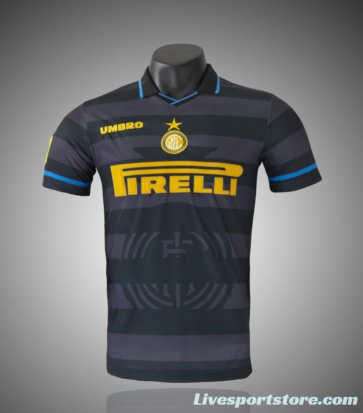 RETRO 97/98 Second Away Game Of Inter Milan Soccer Jersey