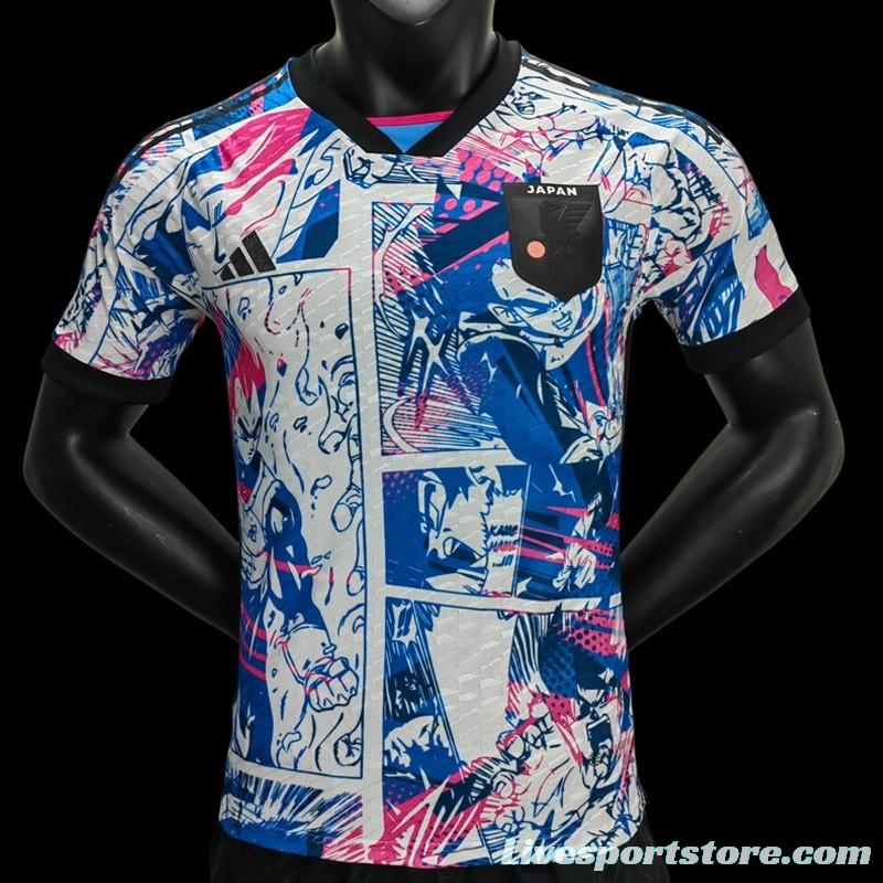 Player Version 2022 Japan X Dragon Ball Special Edition Soccer Jersey