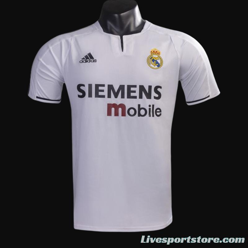 Retro 03/04 Real Madrid Home Jersey