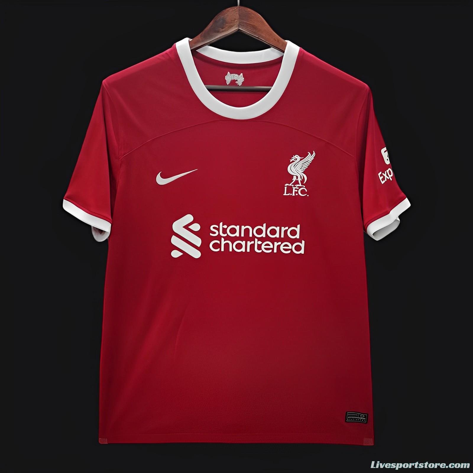 23/24 Liverpool Home Jersey