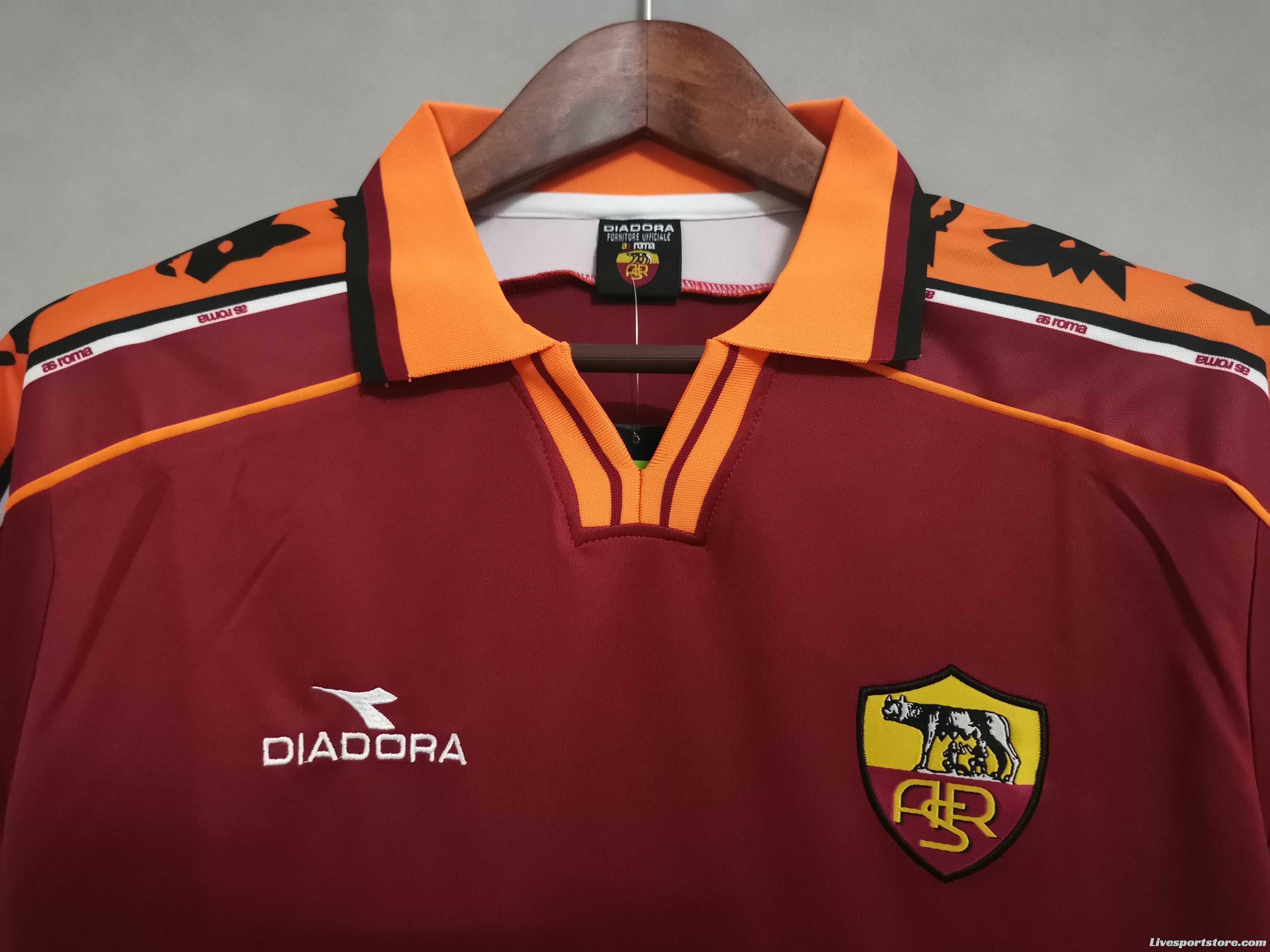 Retro 98 99 AS Roma Home Jersey