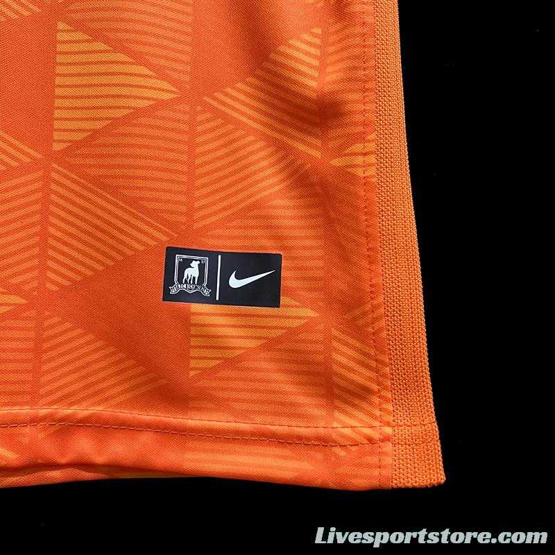 23-24 AFC Richmond Away Orange Soccer Jersey