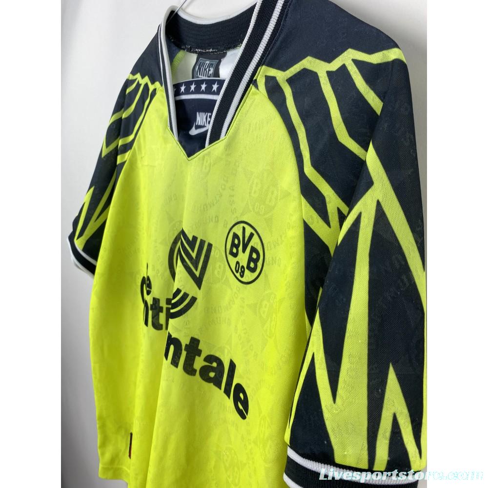 Retro 94/95 Borussia Dortmund Home Jersey