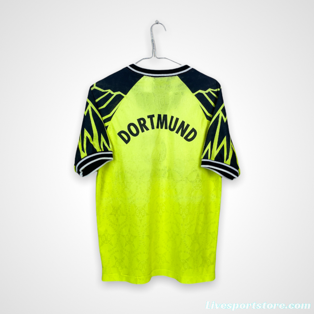 Retro 94/95 Borussia Dortmund Home Jersey