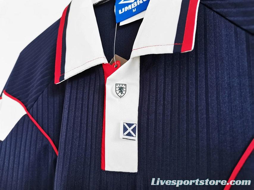 Retro 96/98 Scotland Home Jersey