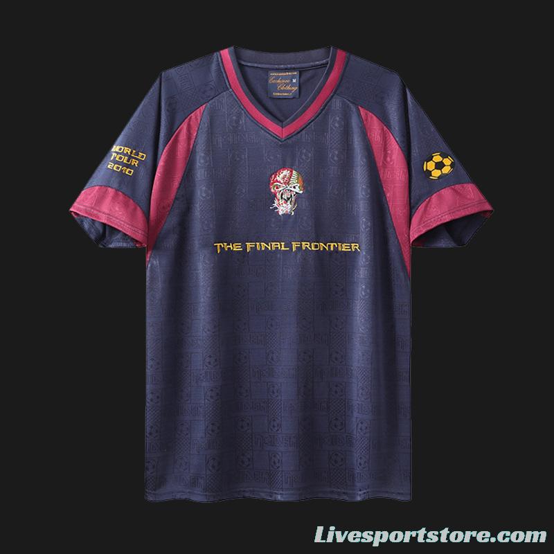 Retro 2010 West Ham United x Iron Maiden Home Jersey