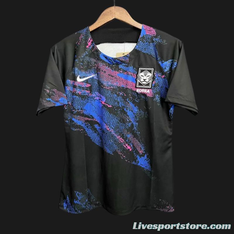 2023 South Korea Black Training Jersey