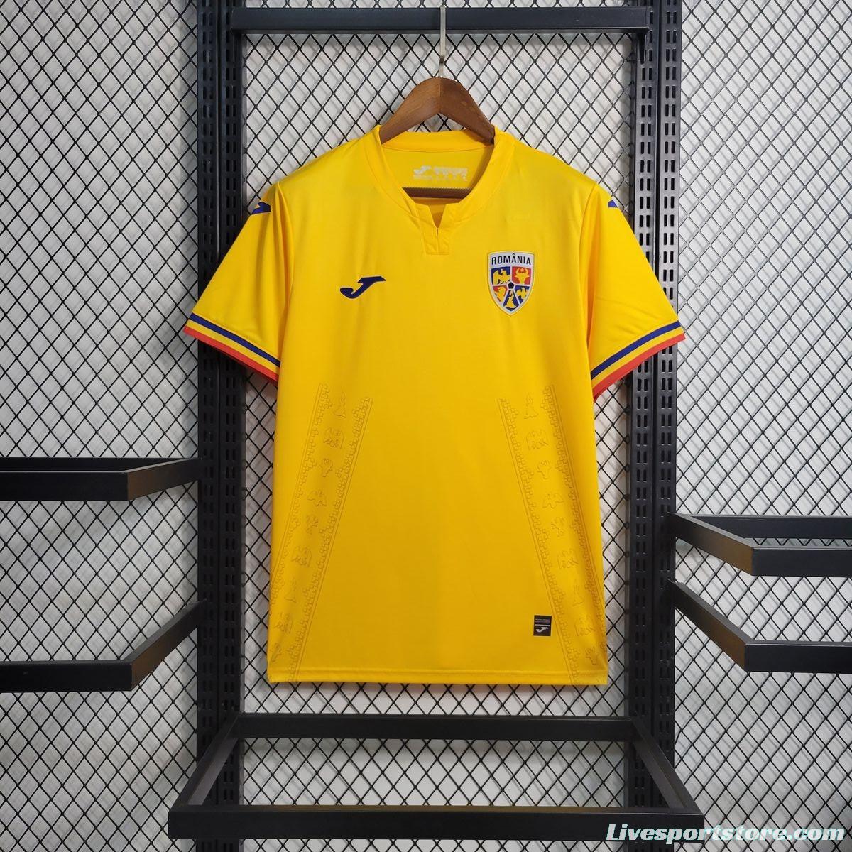 2023 Romania Home Jersey