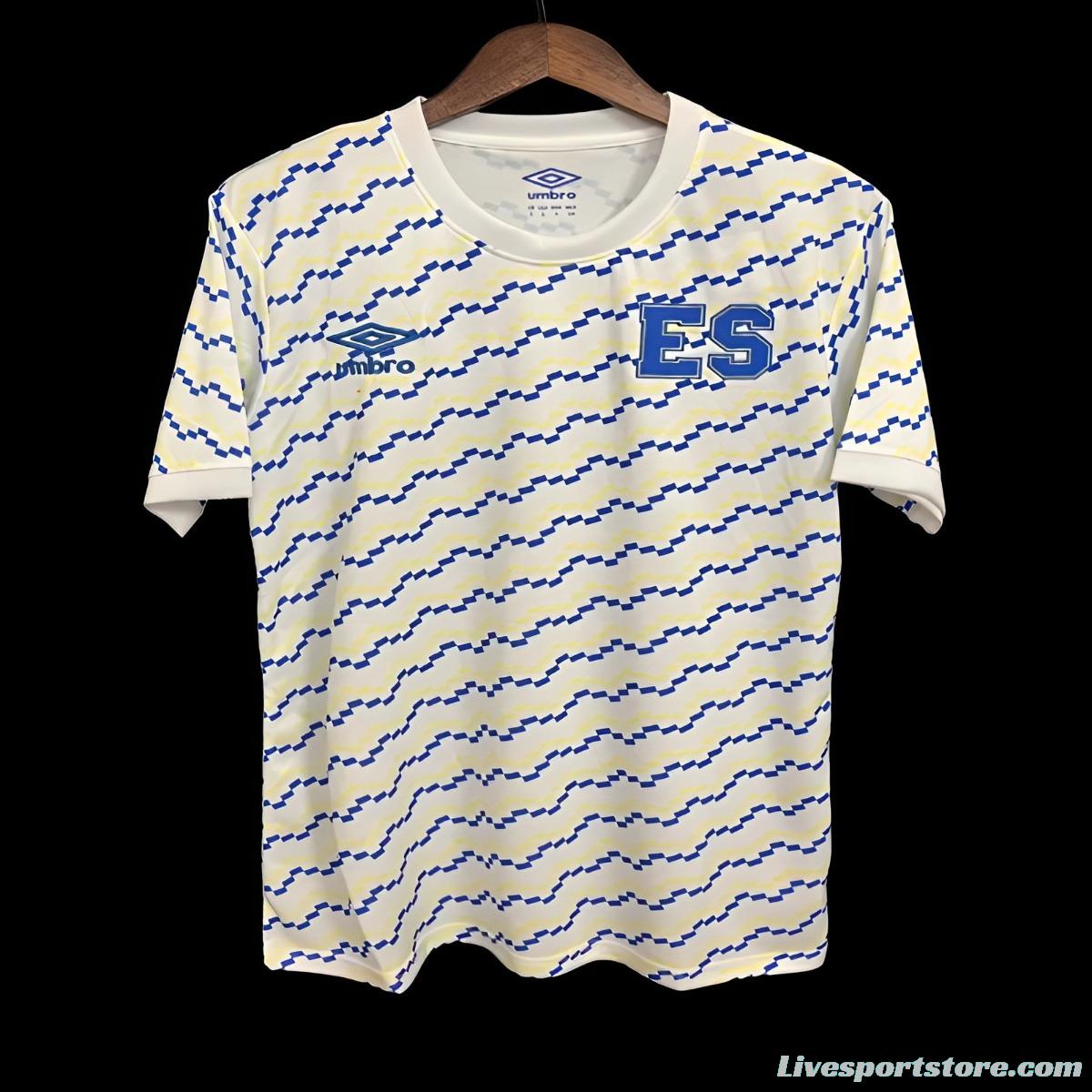 2023 EL Salvador Pre-Match White Jersey