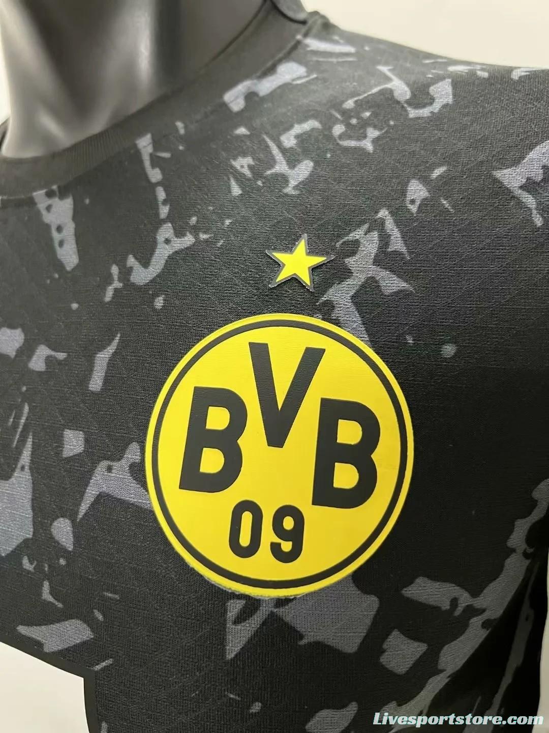 Player Version 23/24 Borussia Dortmund Away Black Jersey