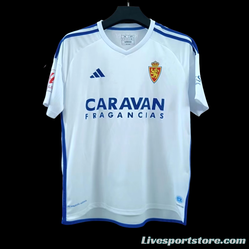 23/24 Real Zaragoza Home Jersey