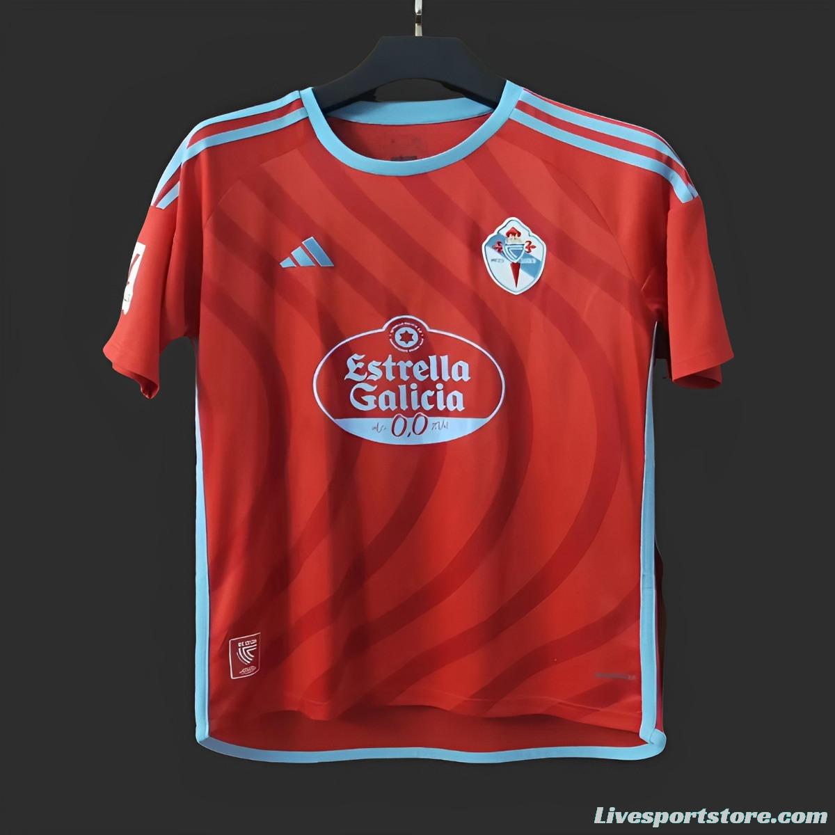 23/24 Celta de Vigo Away Red Jersey