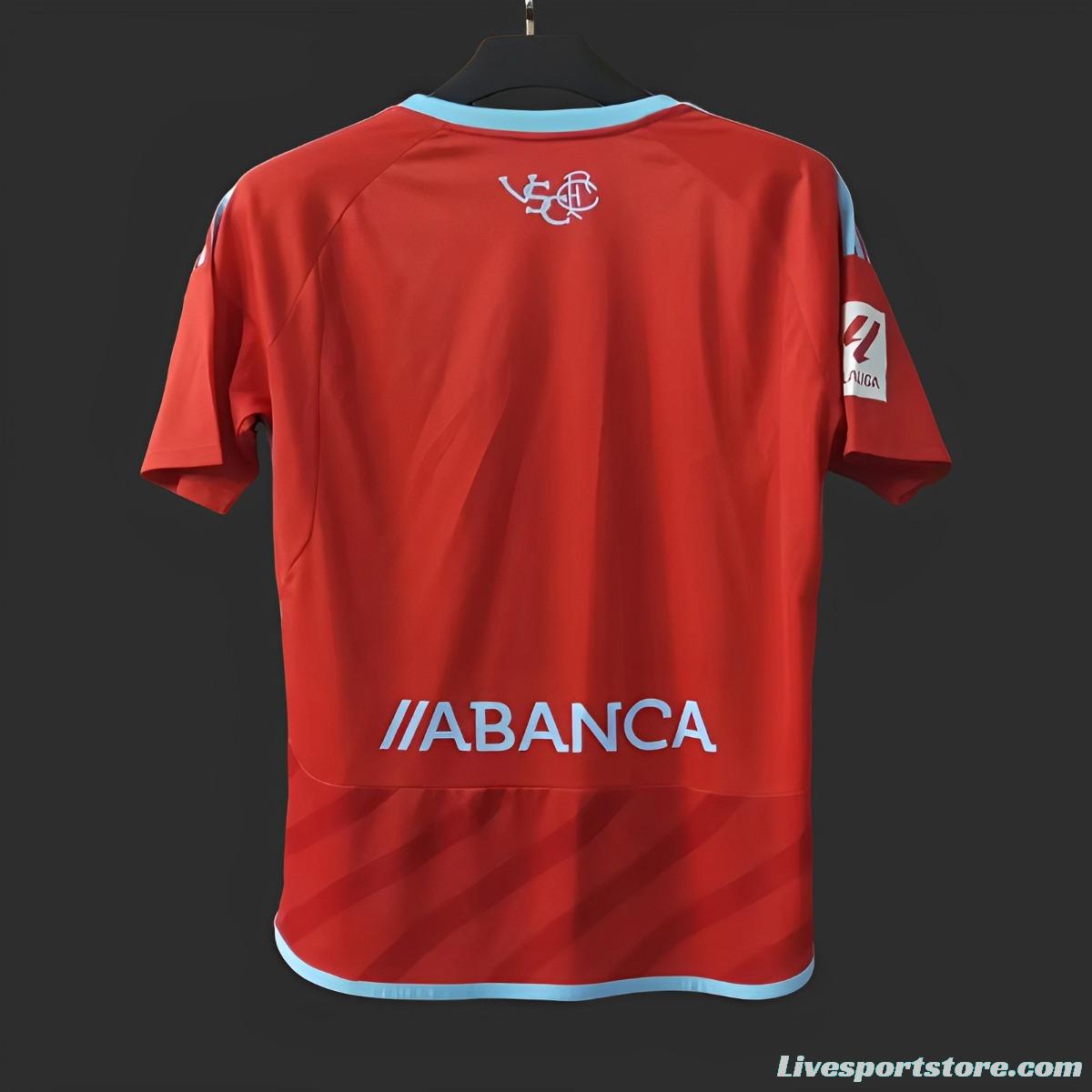 23/24 Celta de Vigo Away Red Jersey