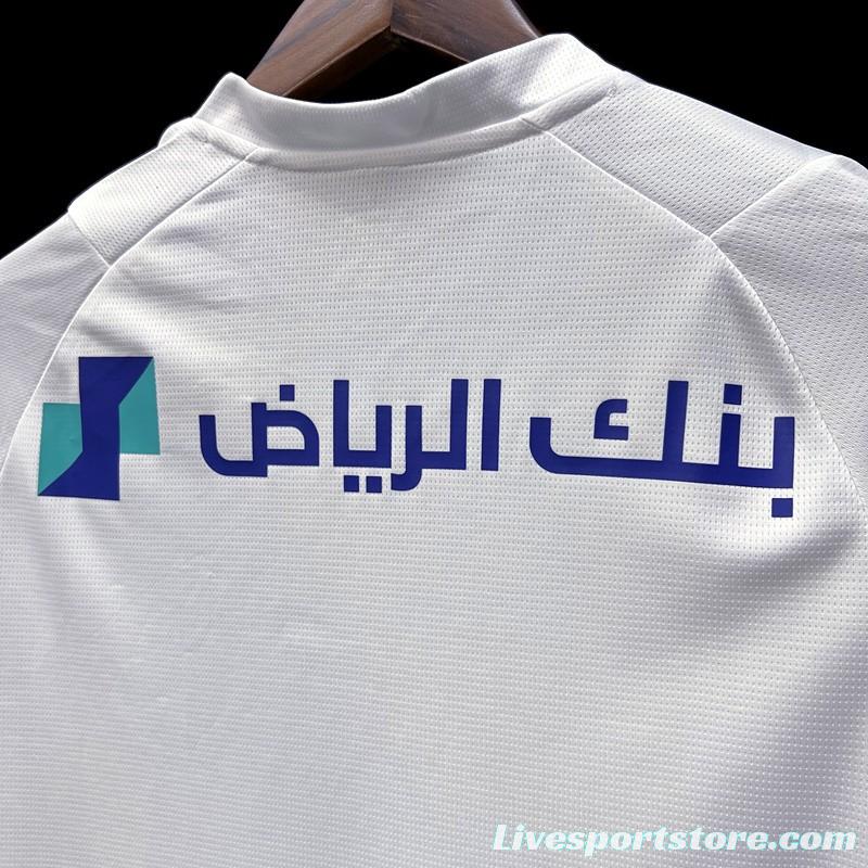 23/24 Al Hilal Saudi Away White NEYMAR JR #10 Jersey