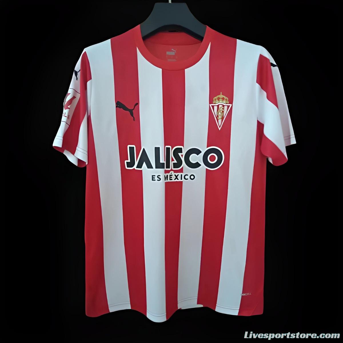 23/24 Sporting Gijon Home Jersey