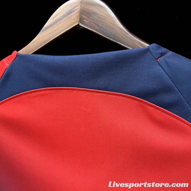 23/24 PSG Red Blue Training Jersey