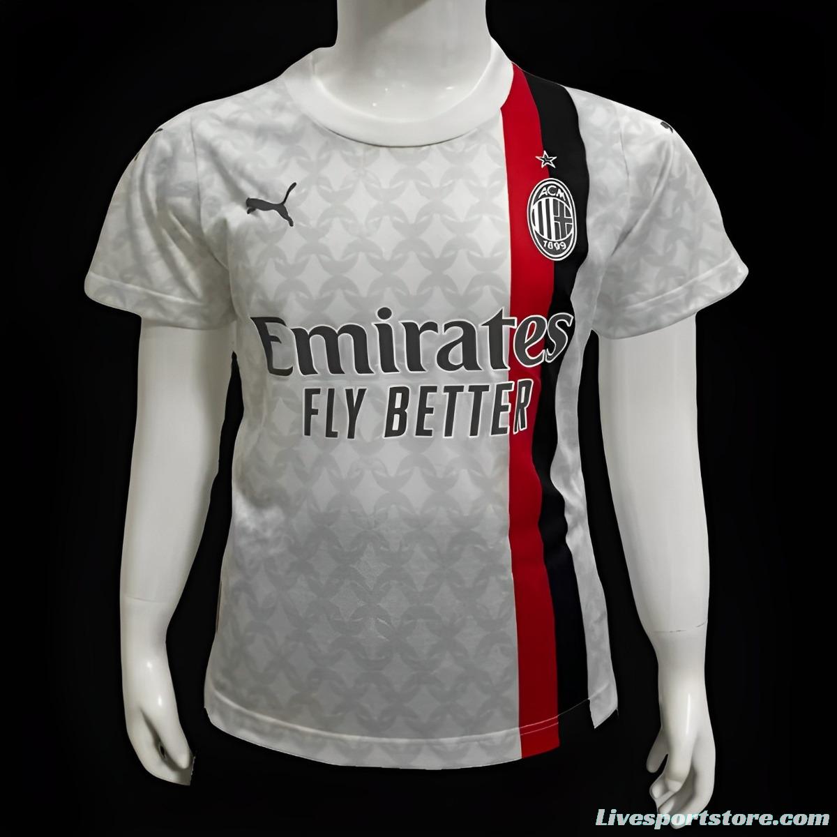 Player Version 23/24 Kids AC Milan Away Jersey