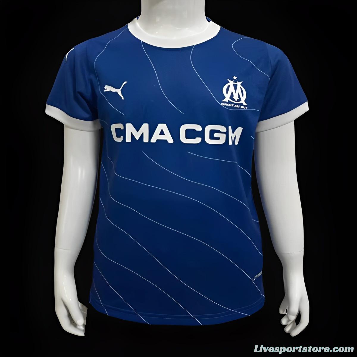 Player Version 23/24 Kids Olympique Marseille Away Jersey