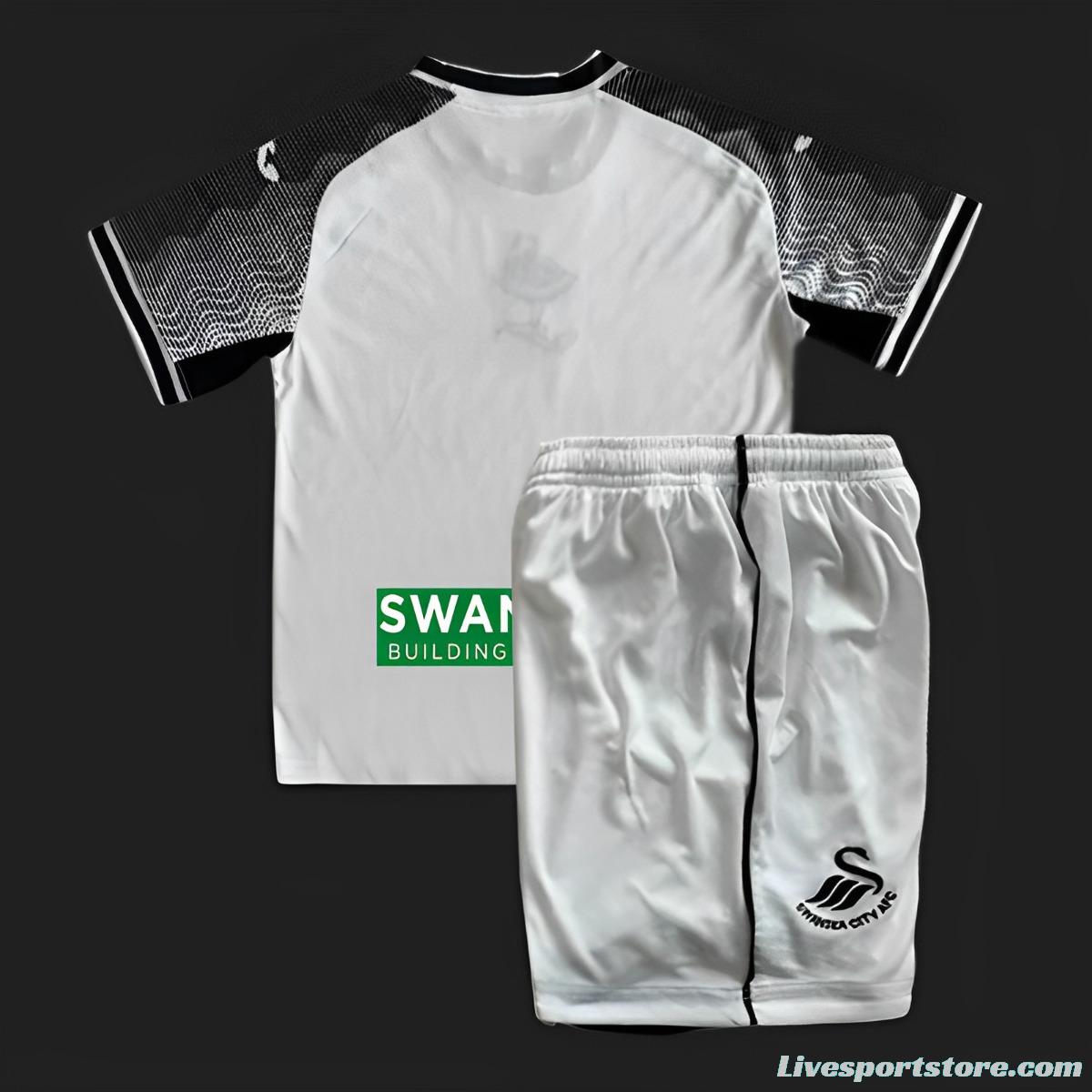 23/24 Kids Swansea City Home Jersey