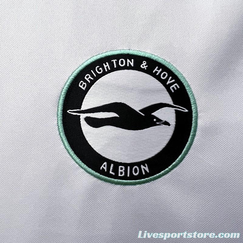 23/24 Brighton Europa League Version White Jersey