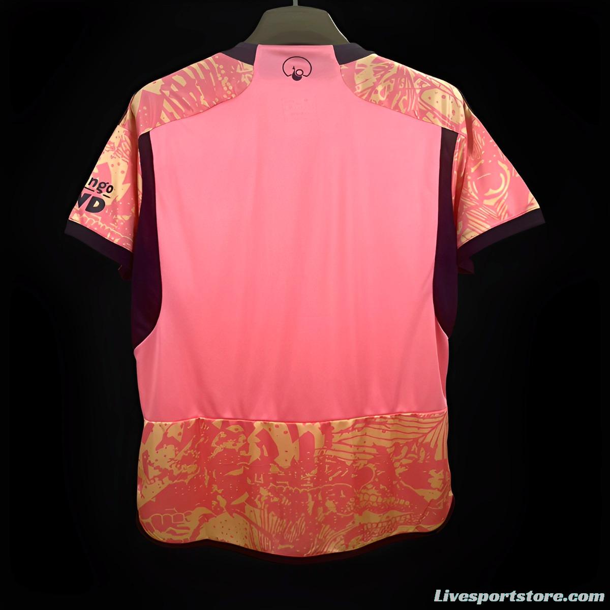 23/24 Leeds United Third Pink Jersey