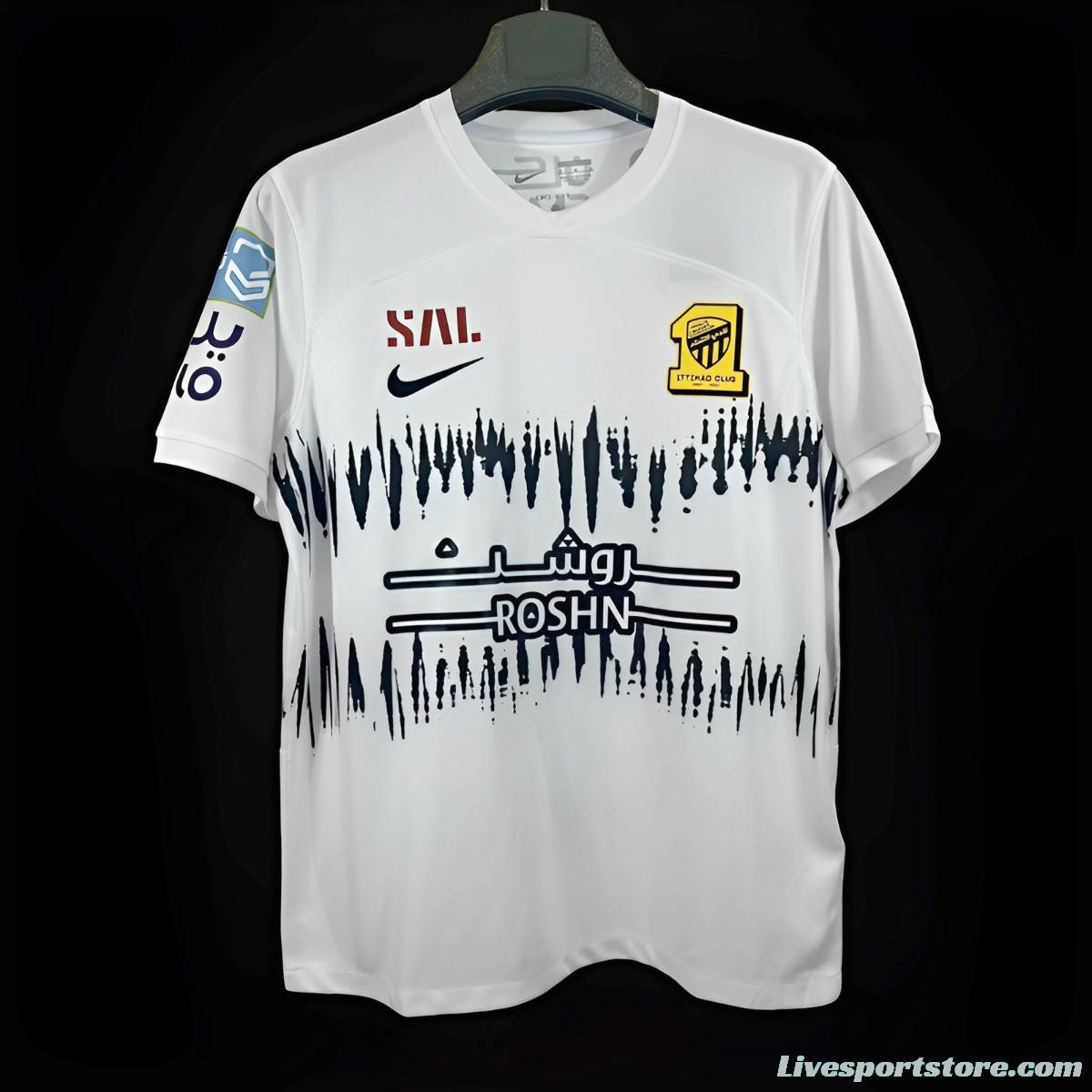 23/24 Al-Ittihad Away White Jersey