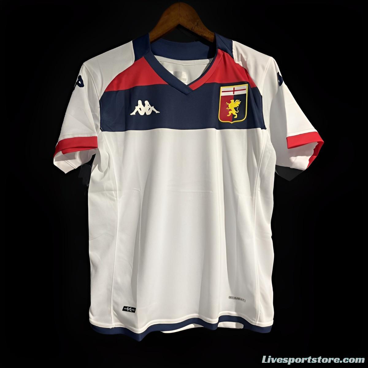 23/24 Genoa Away White Jersey