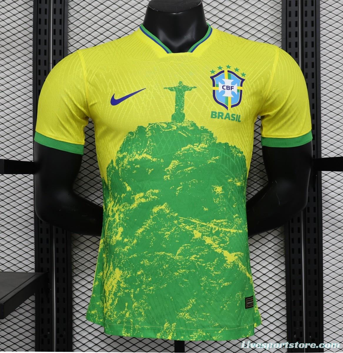 Player Version 2023 Brazil Yellow Special Jersey