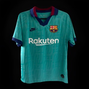 Retro 19/20 Barcelona Third Blue Jersey