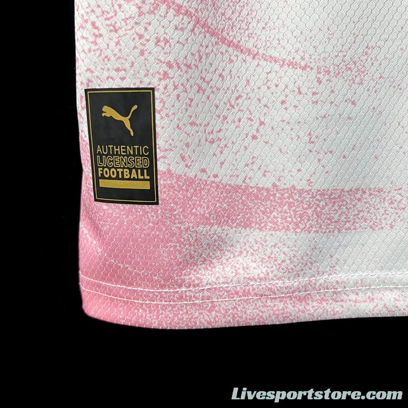 23/24 Palmeiras Cancer Awareness Goalkeeper White Jersey