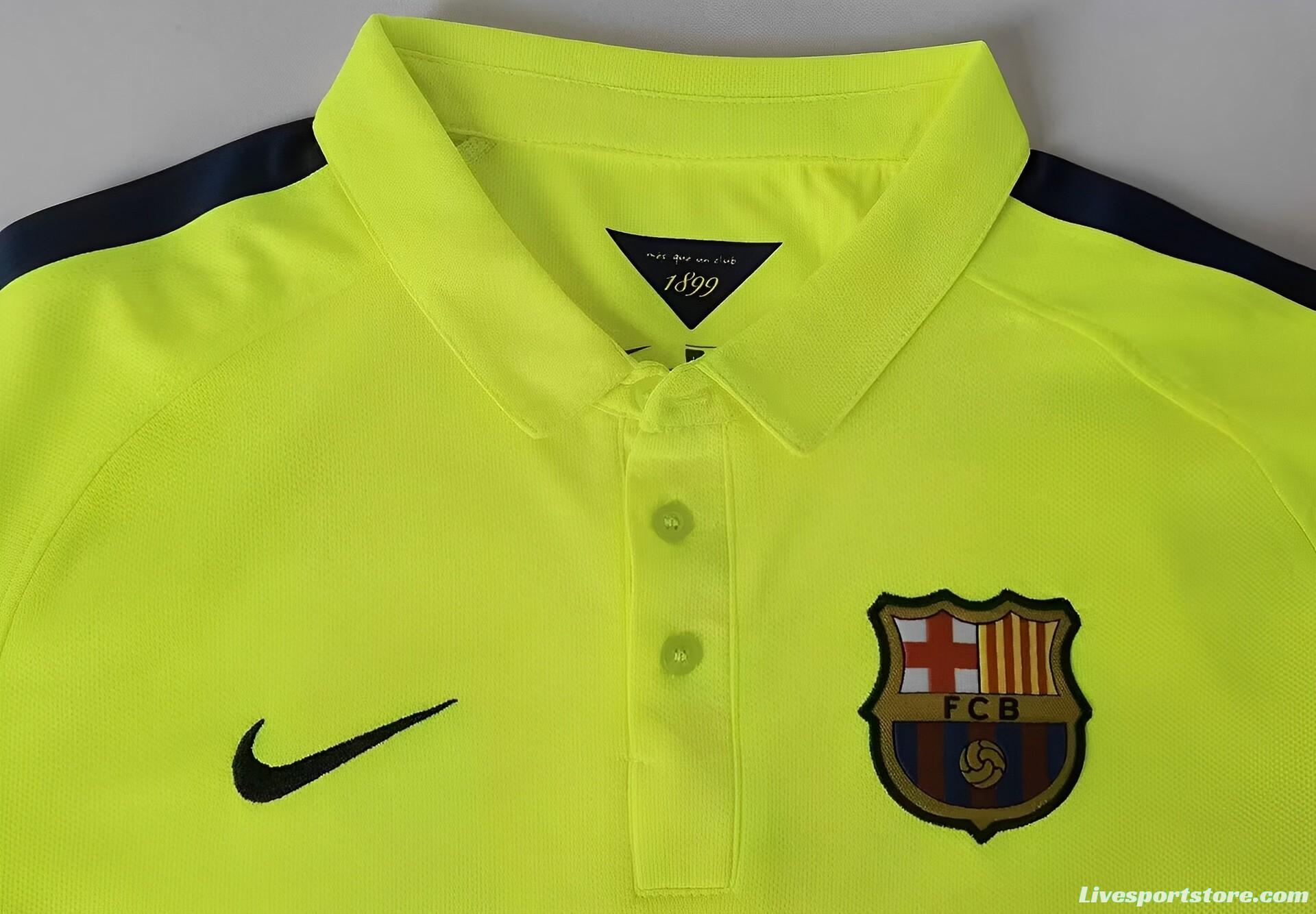 Retro 14/15 Barcelona Third Green Jersey