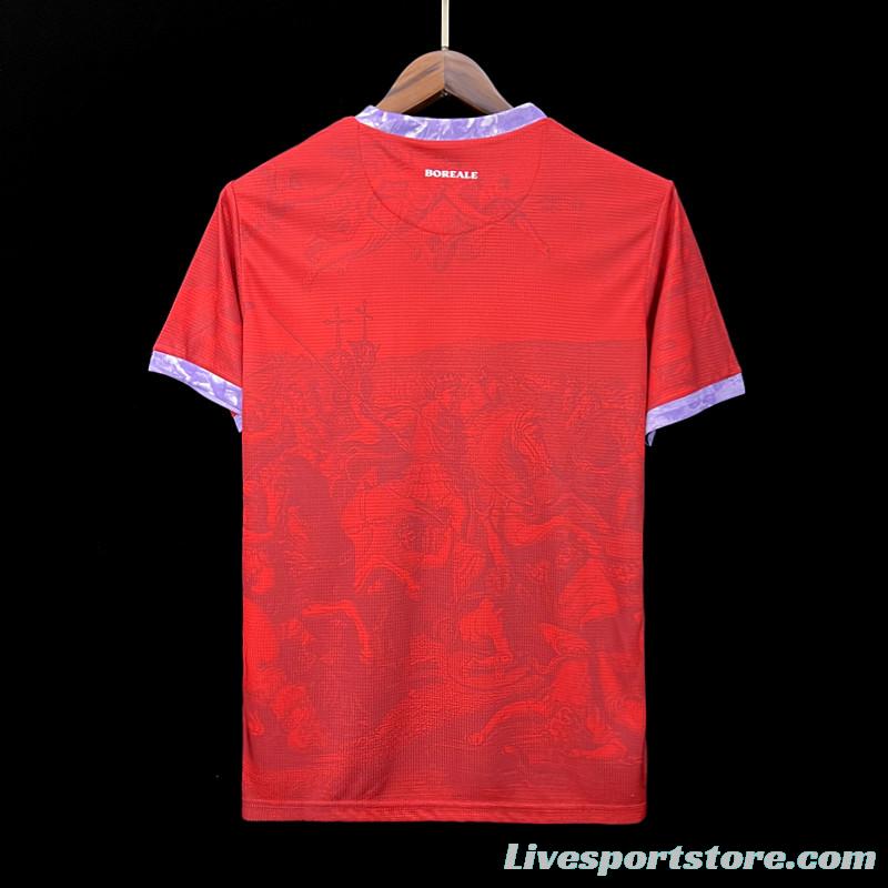 23/24 Boreale Red Goalkeeper Jersey