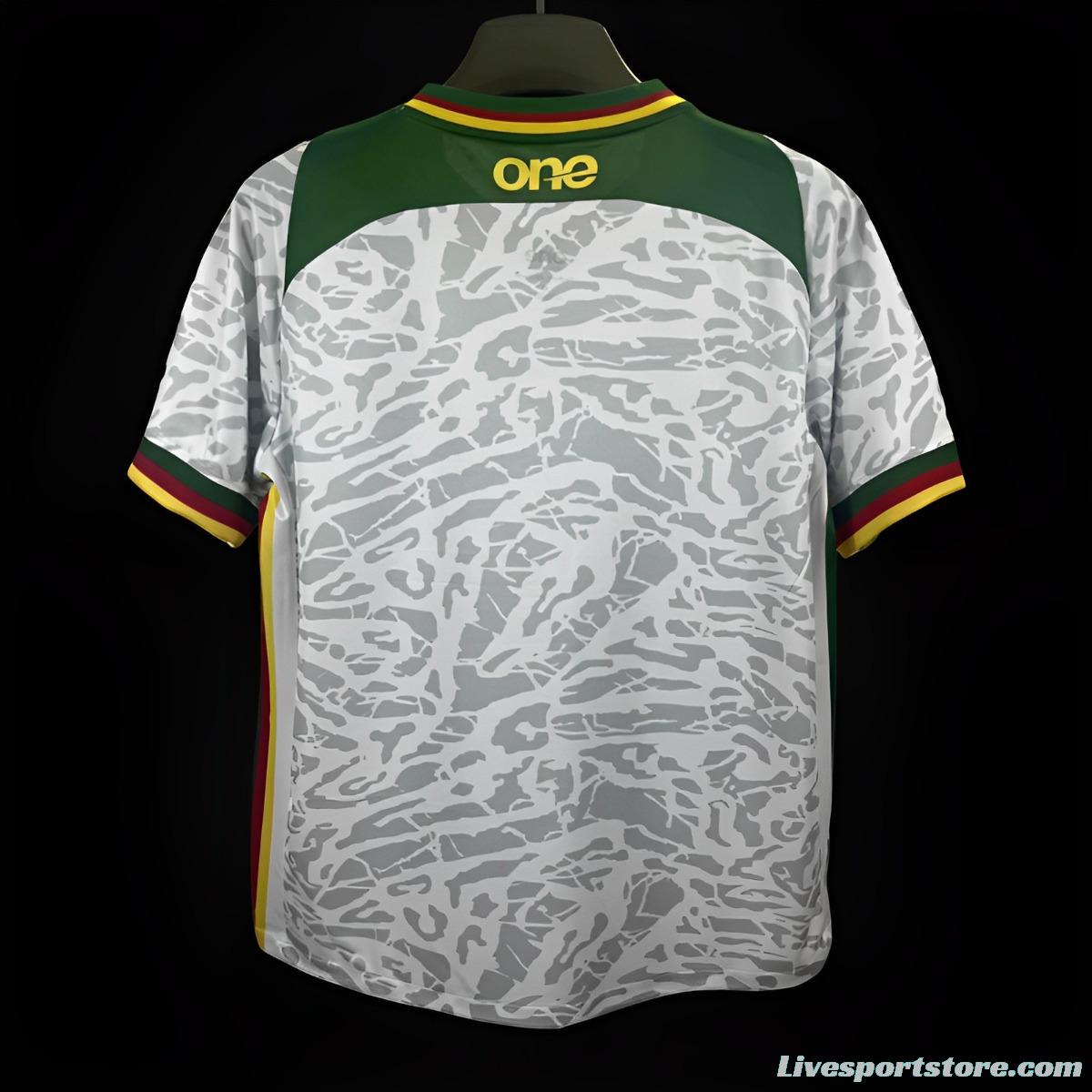 2024 cameroon White Pre-Match Training Jersey