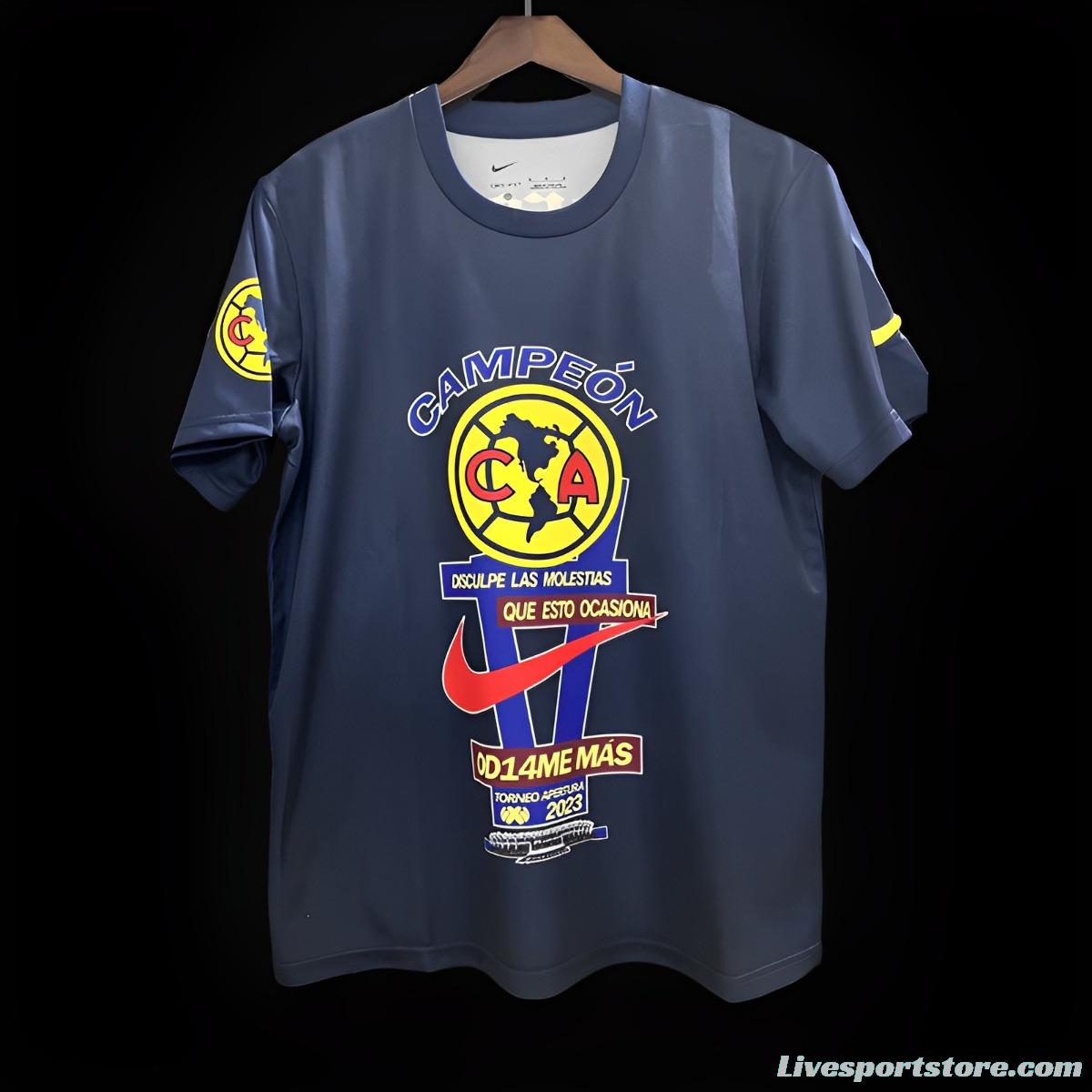 23/24 Club America Campeon Corona Navy Jersey