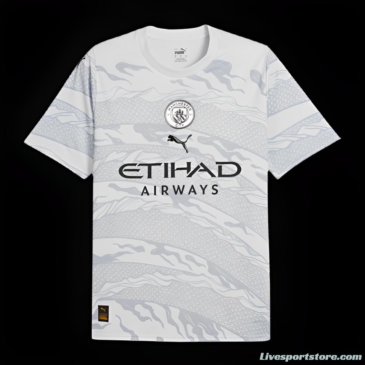 24/25 Manchester City Puma Year of the Dragon White Jersey