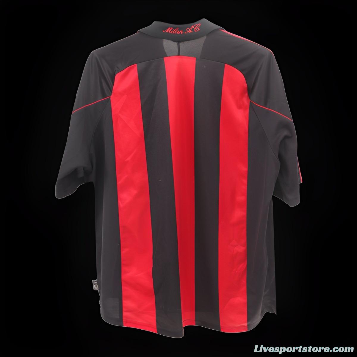 Retro 00/01 AC Milan Home Jersey