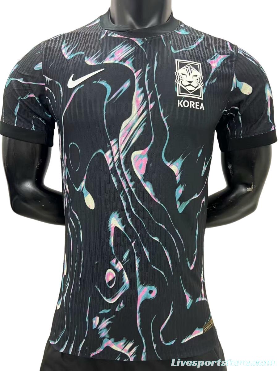 Player Version 2024 Korea Away Black Jersey